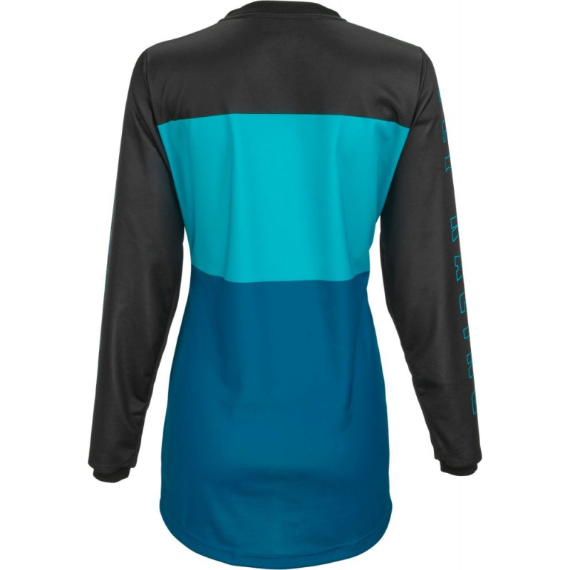 MAILLOT FLY F-16 FEMME AQUA/DARK TEAL/NOIR Maillot cross femme