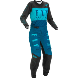 PANTALON FLY F-16 FEMME AQUA/DARK TEAL/NOIR Pantalon cross femme