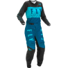 PANTALON FLY F-16 FEMME AQUA/DARK BLEU/NOIR Pantalon cross femme