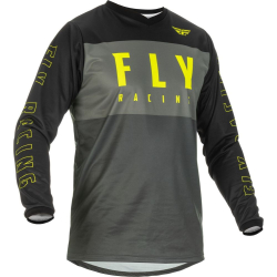 MAILLOT FLY F-16 GRIS/NOIR/JAUNE FLUO Maillot moto cross