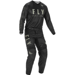 PANTALON FLY F-16 NOIR/GRIS Pantalon moto cross enfant