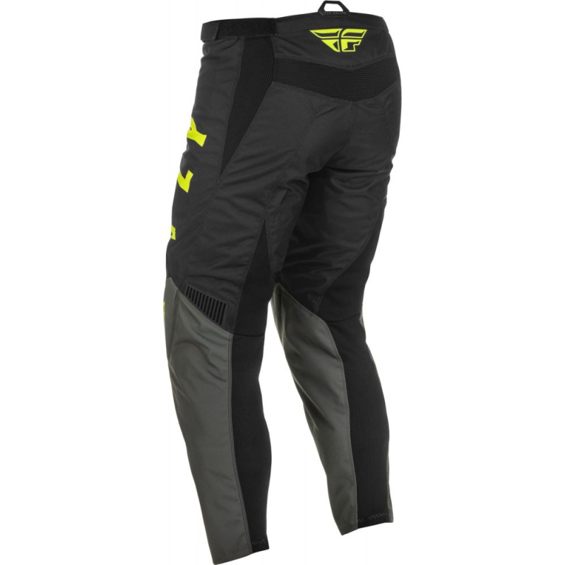 PANTALON FLY F-16 GRIS/NOIR/JAUNE FLUO Pantalon moto cross