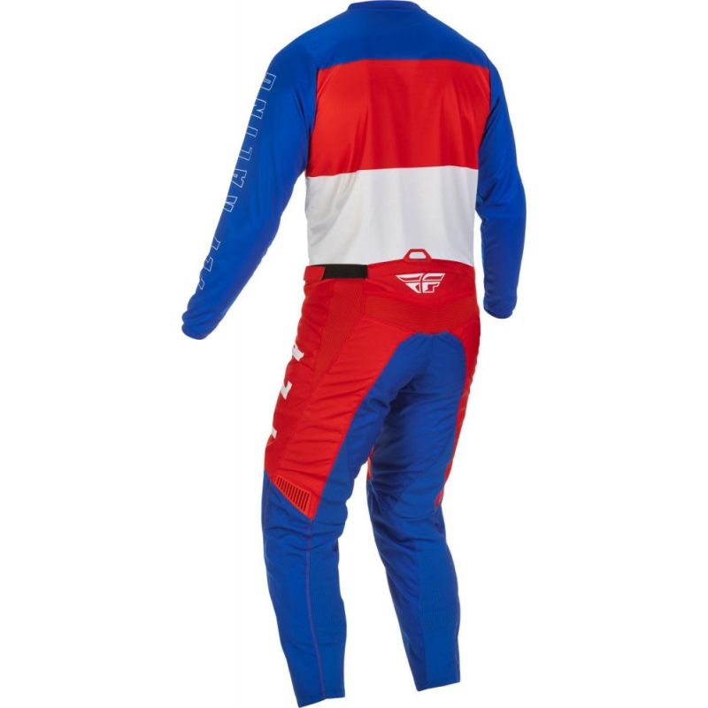 PANTALON FLY F-16 ROUGE/BLANC/BLEU Pantalon moto cross enfant