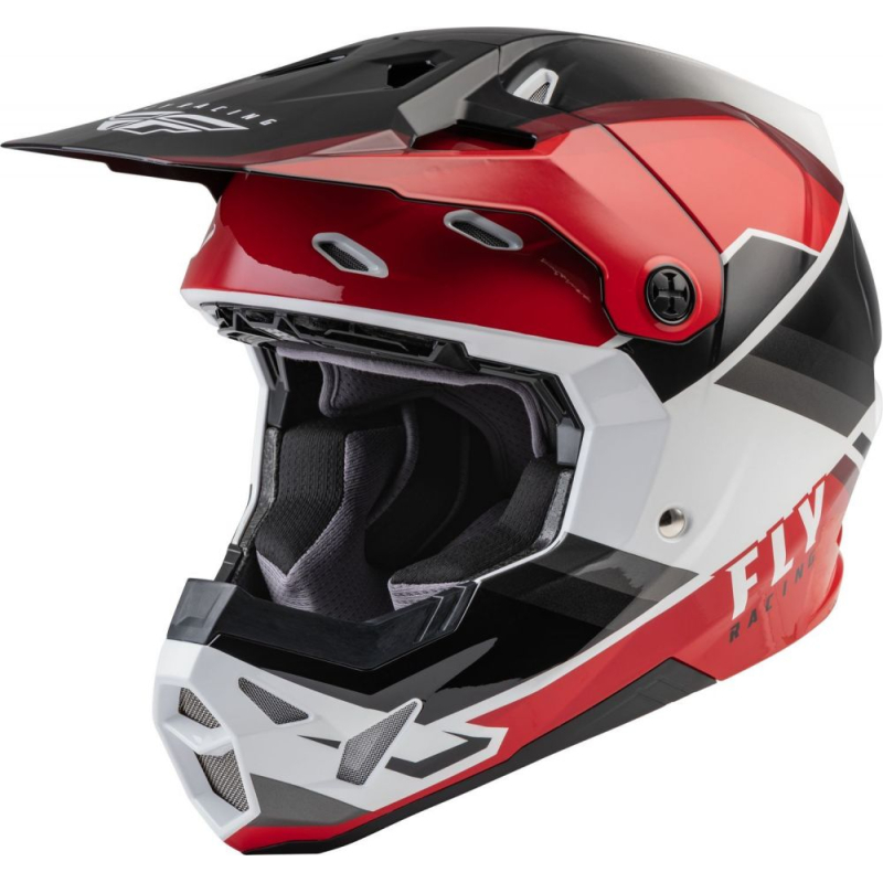 CASQUE FLY FORMULA CP RUSH NOIR/ROUGE/BLANC Casque moto cross