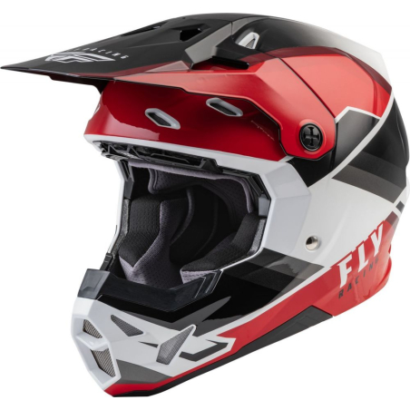 CASQUE FLY FORMULA CP RUSH NOIR/ROUGE/BLANC Casque moto cross