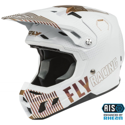 CASQUE FLY FORMULA CC PRIMARY L.E. BLANC/CUIVRE Casque moto cross