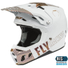 CASQUE FLY FORMULA CC PRIMARY L.E. BLANC/CUIVRE Casque moto cross