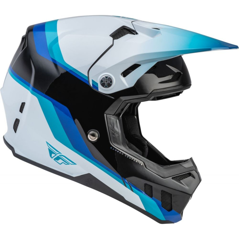 CASQUE FLY FORMULA CC DRIVER NOIR/BLEU/BLANC Casque moto cross