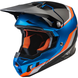 CASQUE FLY CARBONE FORMULA CC DRIVER BLEU/ORANGE/NOIR Casque moto cross