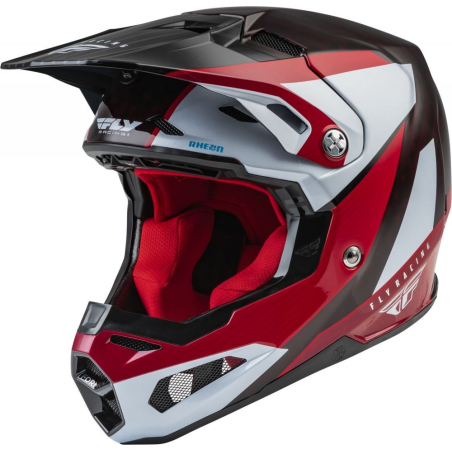 CASQUE FLY FORMULA CARBONE PRIME ROUGE/BLANC/ROUGE CARBON Casque moto cross