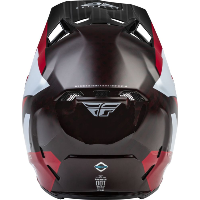 CASQUE FLY FORMULA CARBONE PRIME ROUGE/BLANC/ROUGE CARBON Casque moto cross