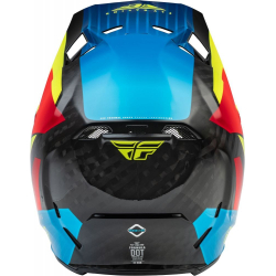 CASQUE FLY FORMULA CARBON PRIME JAUNE FLUO/BLEU/ROUGE CARBON Casque moto cross