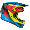 CASQUE FLY FORMULA CARBON PRIME JAUNE FLUO/BLEU/ROUGE CARBON Casque moto cross