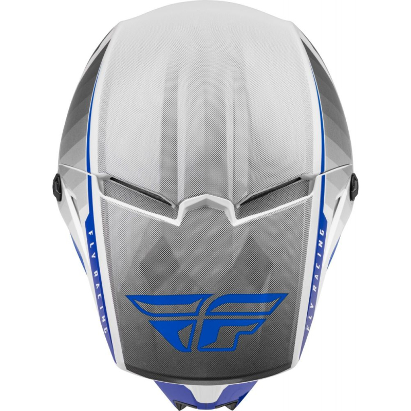 CASQUE FLY KINETIC DRIFT BLEU/CHARCOAL/BLANC Casque moto cross