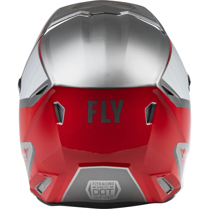 CASQUE FLY KINETIC DRIFT CHARCOAL/GRIS/ROUGE Casque moto cross