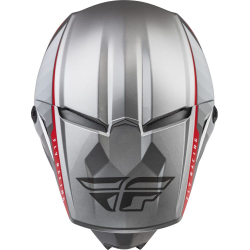 CASQUE FLY KINETIC DRIFT CHARCOAL/GRIS/ROUGE Casque moto cross