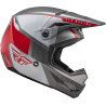 CASQUE FLY KINETIC DRIFT CHARCOAL/GRIS/ROUGE Casque moto cross