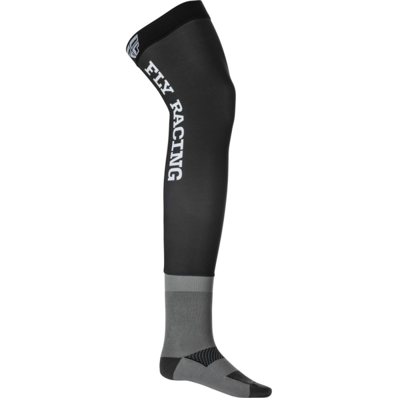 CHAUSSETTES FLY KNEE BRACE MOTO NOIR/GRIS/BLANC