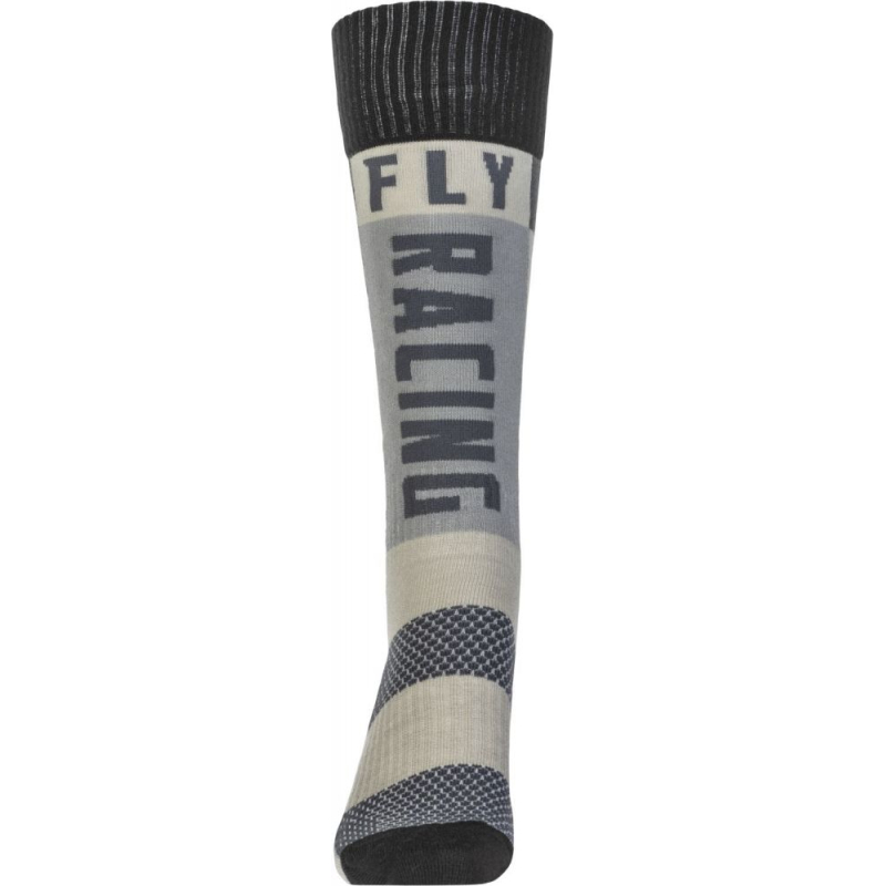 CHAUSSETTES FLY MX THICK GRIS/NOIR Chaussette moto cross