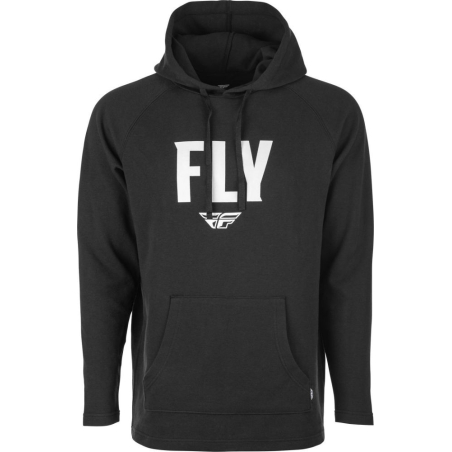 SWEAT À CAPUCHE FLY WEEKENDER NOIR/BLANC Pull et Veste