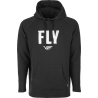 SWEAT À CAPUCHE FLY WEEKENDER NOIR/BLANC Pull et Veste