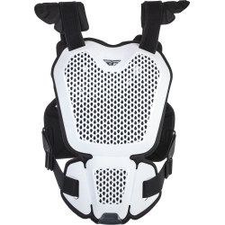 PLASTRON FLY REVEL LITE CE ROOST BLANC S/M Pare pierre moto cross