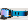 MASQUE FLY ZONE SNOW NOIR/BLEU Lunette moto cross