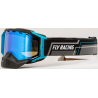 MASQUE FLY ZONE SNOW NOIR/GRIS/BLEU Lunette moto cross