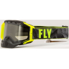 MASQUE FLY ZONE PRO SNOW NOIR/JAUNE FLUO Lunette moto cross