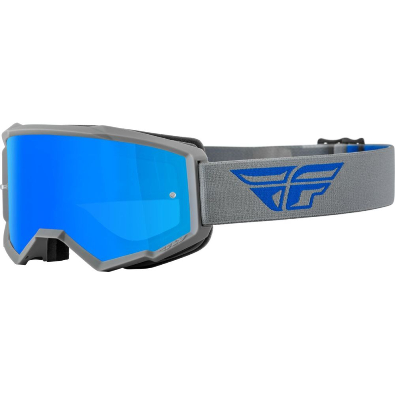 MASQUE FLY ZONE GRIS/BLEU ENFANT Lunette moto cross enfant