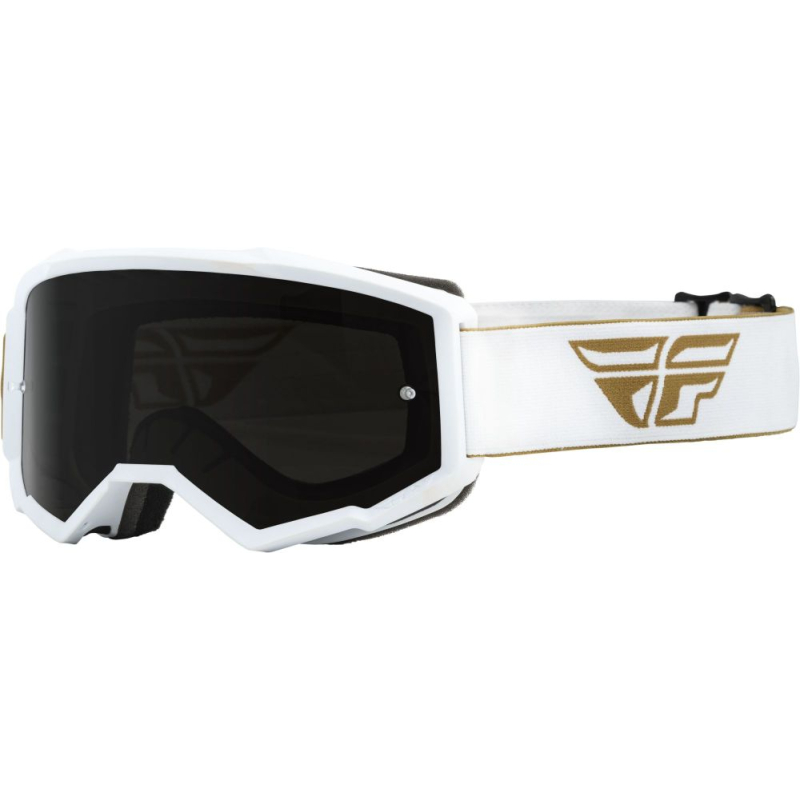 MASQUE FLY ZONE GOLD/BLANC ENFANT Lunette moto cross enfant