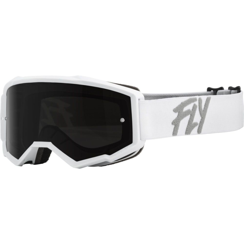 MASQUE FLY ZONE BLANC ENFANT Lunette moto cross enfant