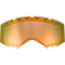 DOUBLE ECRAN FLY ORANGE REFLET/FUME AVEC AERATION Écran et Accessoire lunette