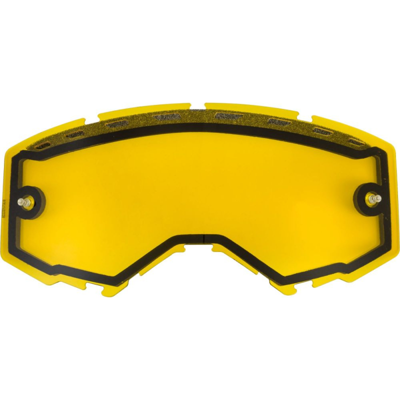 FLY DUAL LENS WITH VENTS YELLOW Écran et Accessoire lunette