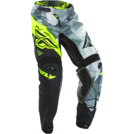 PANTALON FLY KINETIC BMX CRUX 2017 NOIR/HI-VIZION Pantalon moto cross