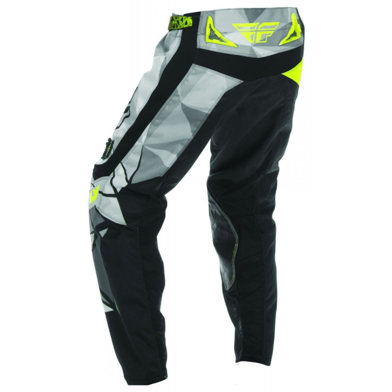 PANTALON FLY KINETIC BMX CRUX 2017 NOIR/HI-VIZION Pantalon moto cross