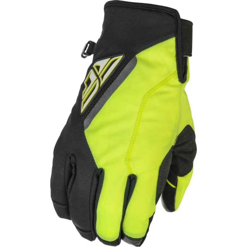 GANTS FLY TITLE NOIR/JAUNE FLUO Gant moto cross