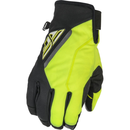 GANTS FLY TITLE NOIR/JAUNE FLUO Gant moto cross