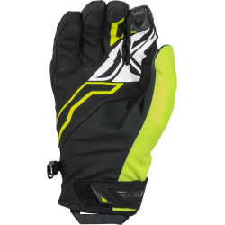 GANTS FLY TITLE NOIR/JAUNE FLUO Gant moto cross