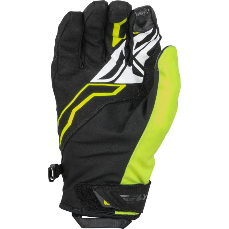 GANTS FLY TITLE NOIR/JAUNE FLUO Gant moto cross