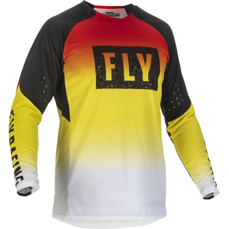 MAILLOT FLY EVO L.E. PRIMARY ROUGE/JAUNE/NOIR Maillot moto cross