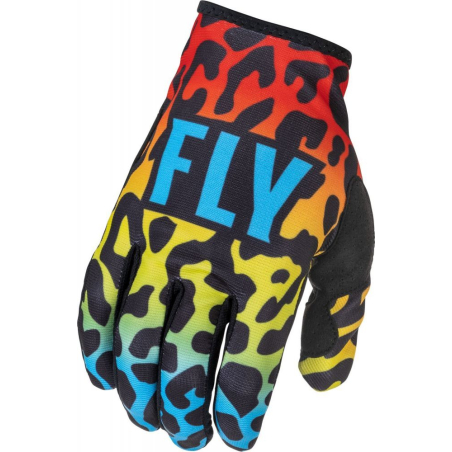 GANTS FLY LITE S.E. EXOTIC ROUGE/JAUNE/BLEU Gant moto cross