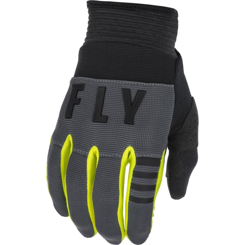 GANTS FLY F-16 GRIS/NOIR/JAUNE FLUO Gant moto cross