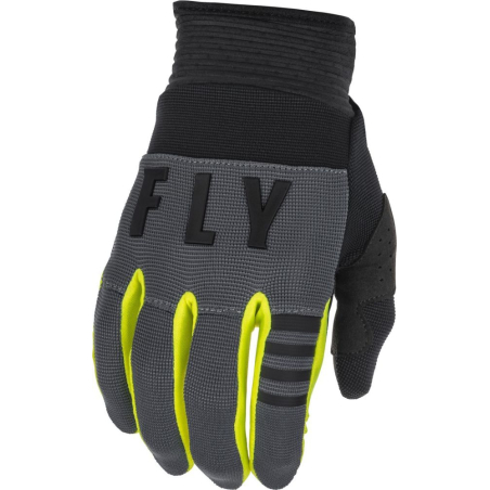 GANTS FLY F-16 GRIS/NOIR/JAUNE FLUO Gant moto cross