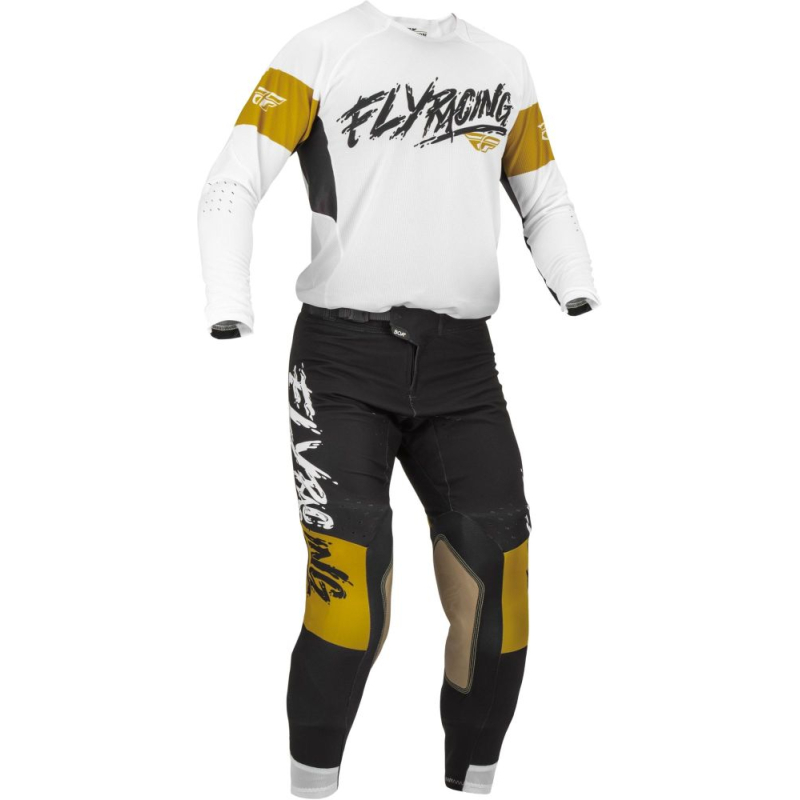 MAILLOT FLY EVO L.E. BRAZEN BLANC/GOLD/NOIR Maillot moto cross