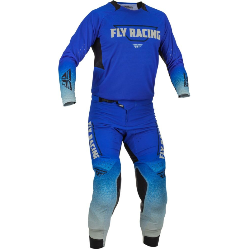 PANTALON FLY EVO BLEU/GRIS Pantalon moto cross