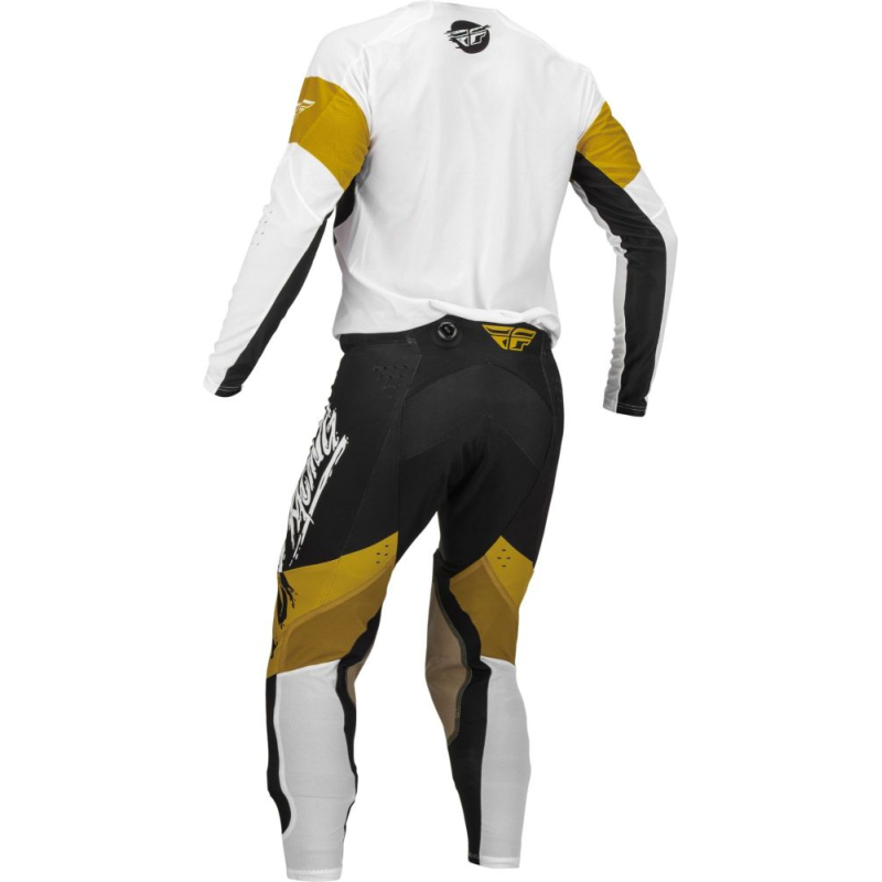 PANTALON FLY EVO L.E. BRAZEN BLANC/GOLD/NOIR Pantalon moto cross