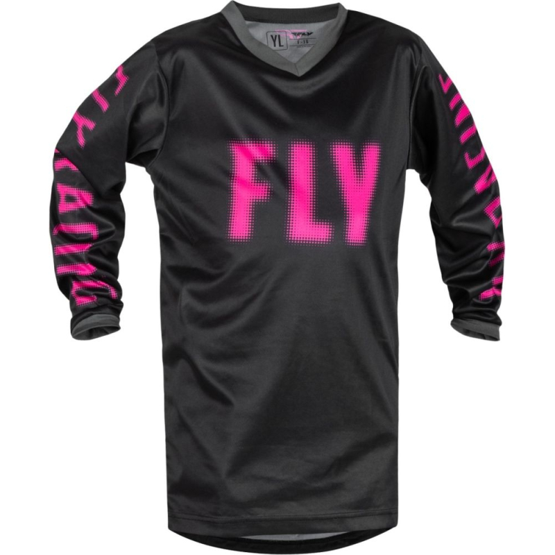 MAILLOT FLY F-16 NOIR/ROSE Maillot cross enfant