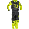 PANTALON FLY F-16 NOIR/JAUNE FLUO Pantalon moto cross enfant