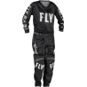 PANTALON FLY F-16 NOIR/BLANC Pantalon moto cross enfant